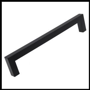 NWT GlideRite 6.25 In. Center Solid Square Bar Cabinet Pulls Matte Black 10 Pack